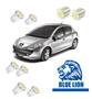 Imagem de Kit Lampadas Led Peugeot 206 207 Meia Luz Placa Ré Teto