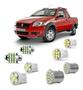 Imagem de Kit lâmpadas led pingo torpedo fiat strada 2007 a 2013