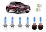 Imagem de Kit Lampadas Super Branca Farol/ Milha + T10 Led Fiat Toro