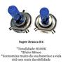 Imagem de Kit Lâmpadas Super Branca H4 12v 60w 8500k Farol Alto Baixo e Leds Teto Placa Farolete Ré Pingão Torpedo Hyundai Tucson