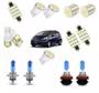 Imagem de Kit Lampadas Super Branca + Led Farol/milha Honda Fit 04/17