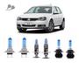 Imagem de Kit Lampadas Super Brancas + Led Pingo Vw Volkswagen Golf 2007 A 2013 Farol + Milha