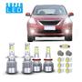 Imagem de Kit Lampadas Super Led Farol+Milha Nissan Versa + Leds