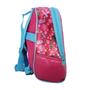 Imagem de Kit Lancheira De Costas Infantil Colorida Rosa Com Copo Twister Flamingo