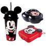 Imagem de Kit Lancheira Mickey Mouse Disney Copo 500ml, Sanduicheira e Pote Mix - Plasútil
