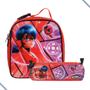 Imagem de Kit Lancheira Térmica Com Estojo Escolar Ladybug Miraculous