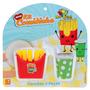 Imagem de Kit Lanchinho Batata Frita Refrigerante Brinquedo Fast Food Infantil