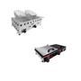 Imagem de KiT lanchonete com combo de 1 Chapeira 60x30 com prensa + 1 Fritadeira 2 cubas inox  5L