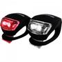 Imagem de Kit Lanterna Led Para Bike Preto Brasfort