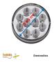 Imagem de KIT Lanterna Ônibus Caminhão Carreta Bugue Traseira Luzde Ré LED VM 12 volts Ø 9.60 cm com Conector