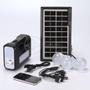 Imagem de Kit Lanterna Placa Solar Carregador Portatil Energia