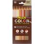 Imagem de Kit lápis de cor Faber-Castell 12 cores + tons de pele com 12 cores + tons pasteis com 10 cores