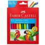 Imagem de Kit Lápis de cor Faber Castell EcoLápis com 12 cores + dois lápis preto + apontador + borracha + canetinha com 12 cores