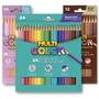 Imagem de Kit lápis de cor Multi Color 24 cores + tons de pele com 12 cores + tons pasteis com 10 cores