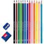 Imagem de Kit Lápis de COR Triangular Mega SOFT Color TRIS  12 Cores (conjunto com 6 KITS)