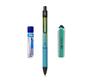 Imagem de Kit Lapiseira Move 0.7 Verde/Azul+Grafite+ Borracha Lápis VD