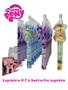 Imagem de Kit Lapiseira My Little Poney 0.7 e borracha grande surpresa material escolar papelaria volta as aulas kawai unicornio