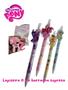 Imagem de Kit Lapiseira My Little Poney 0.7 e borracha grande surpresa material escolar papelaria volta as aulas kawai unicornio