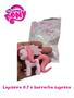 Imagem de Kit Lapiseira My Little Poney 0.7 e borracha grande surpresa material escolar papelaria volta as aulas kawai unicornio