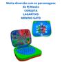 Imagem de Kit Laptop Infantil Bilingue + Cantil De Brinquedo PJ Masks