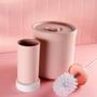 Imagem de Kit Lavabo Banheiro 5 Peças Rosa Duna Premium Resistente OU