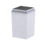 Imagem de Kit Lavabo c/ Lixeira e Porta Sabonete e Escovas Quadratta