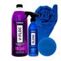 Imagem de Kit Lavagem Moto/carro Shampoo V-floc+cera+toalha Vonixx