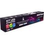 Imagem de Kit Led Atmosfera Nano Rgb Painel Neon 4x18 12v Shocklight