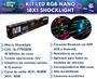 Imagem de Kit Led Automotivo Atmosfera Nano Rgb Painel Neon 18x1 12v Shocklight