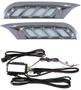 Imagem de Kit LED DRL Luz Diurna Kicks Com Função Seta 2017 a 2020 Cromado