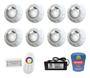 Imagem de Kit Led Piscina 128m² - 8 Leds 9w, 1 Módulo Rgb + Fonte