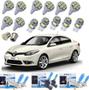 Imagem de Kit led + super branca farol milha renault fluence techone