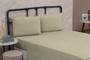 Imagem de Kit Lençol Cama Queen Size 4 peças Liso com Elástico e Fronha Cama Box