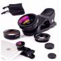 Imagem de Kit Lentes Olho Peixe Fish Smartphone Celular Eye Macro Wide