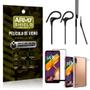 Imagem de Kit LG K22 / K22 Plus Fone Sport HS92 + Capinha + Película 3D - Armyshield