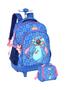 Imagem de Kit Lilo E Stitch Mochila, Lancheira, Chaveiro Angel - Azul