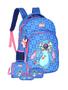 Imagem de Kit Lilo Stitch Mochila Costa+Lancheira+Estojos - Azul