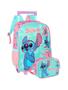 Imagem de Kit Lilo Stitch Mochila Costas Rodas Lancheira 1533 - Verde