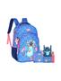 Imagem de Kit Lilo Stitch Mochila Lancheira Estojo Garrafa P 740 Azul