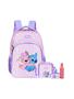 Imagem de Kit Lilo Stitch Mochila Lancheira Estojo Garrafa P 740 Lilás