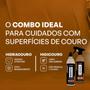 Imagem de Kit limpa couro vonixx - higicouro, hidracouro, aplicadores