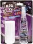 Imagem de Kit Limpa Telas 100ML com Pano Microfibra Gps Televisao Monitor Limpeza Celular