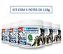 Imagem de Kit Limpa Tóca Com 5 Potes De 150 G Eliminador De Odores Pet - Tira Cheiro De Xixi