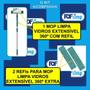 Imagem de Kit Limpa Vidros Flash Limp Extensivel 360 Cabo 164Cm