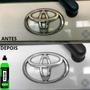Imagem de Kit Limpa Vidros Removedor de Chuva Acida Manchas de Agua do Vidro Emblemas Logo Simbolo do Carro Caminhão Prizm Vonixx