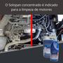 Imagem de Kit Limpeza Automotiva Shampoo Automotivo com Cera E Solopan Concentrado 2 Litros