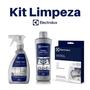 Imagem de Kit Limpeza Electrolux Polidor para Inox Limpa Inox e Limpa Máquina de Lavar Roupas