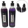 Imagem de Kit Limpeza V-Floc + Restaurax 500ml, Shampoo Concentrado para Lavagem e Restaurador para Plásticos