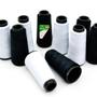 Imagem de Kit Linha para Costura Reta 120 Branco e Preto Trichê - 1300 metros - 10 Unidades