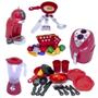 Imagem de Kit Liquidificador Brinquedo Cafeteira Chef Mercado 33Pç